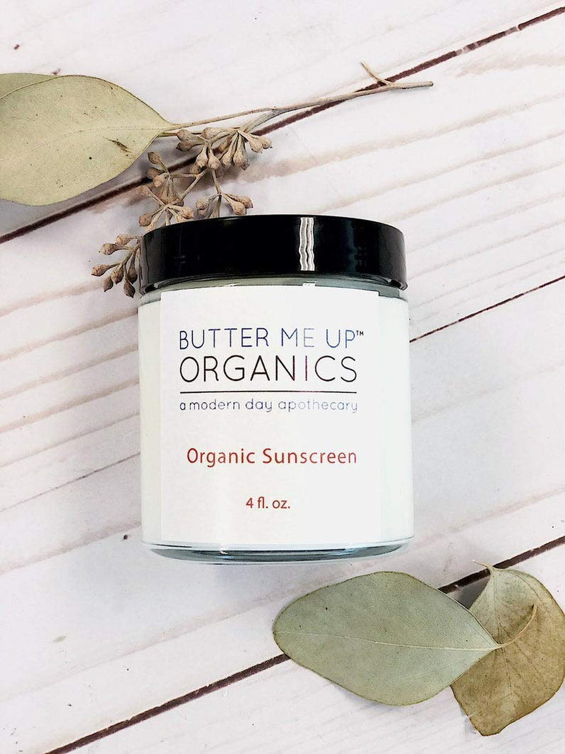 Natural Organic Sunscreen 4 Oz. / Safe Sunscreen/Non-Nano Zinc Oxide Sunscreen/Sun Protection/