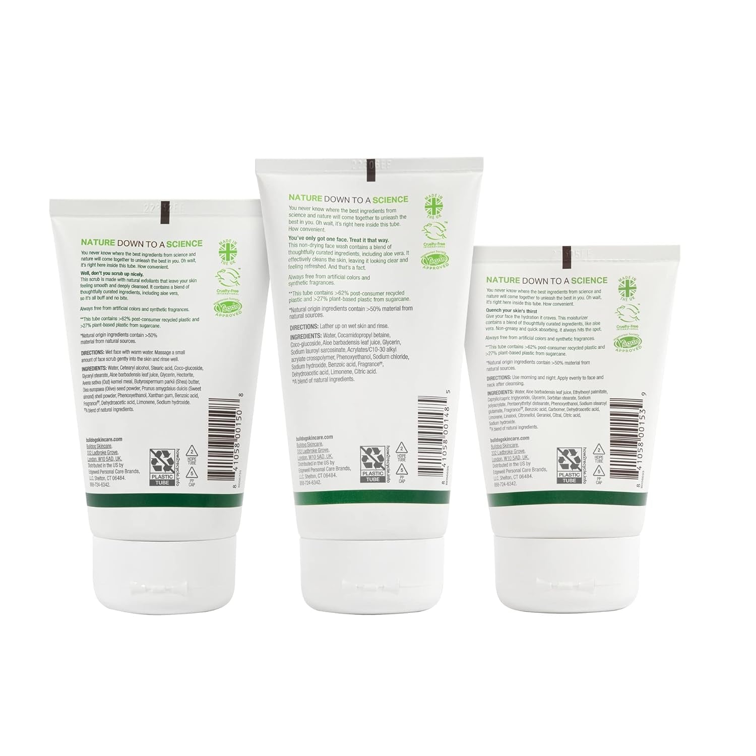 Mens Skincare and Grooming Original Full Face Kit with Moisturizer, Face Wash & Face Scrub