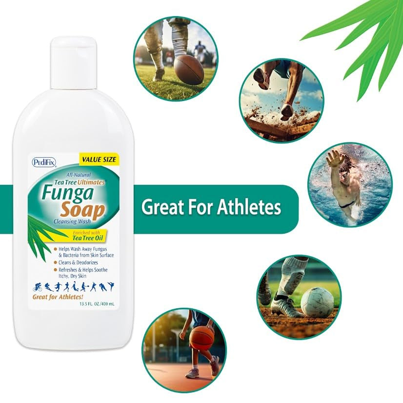 Fungasoap Cleansing Wash - 13.5 Fl. Oz (Packaging May Vary)