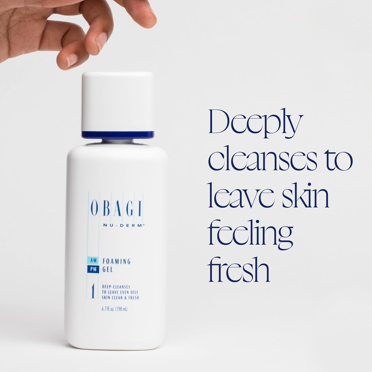 Obagi Nu-Derm Foaming Gel – Gel-Based Cleanser for Normal to Oily & Sensitive Skin